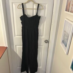 Black Sleeveless Jumpsuit
